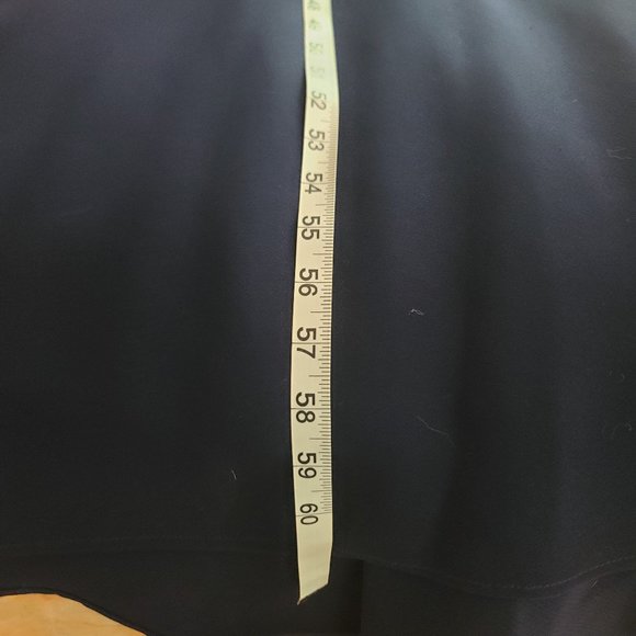 NWT Calvin Klein Navy Blue Formal Maxi Dress - Picture 9 of 13